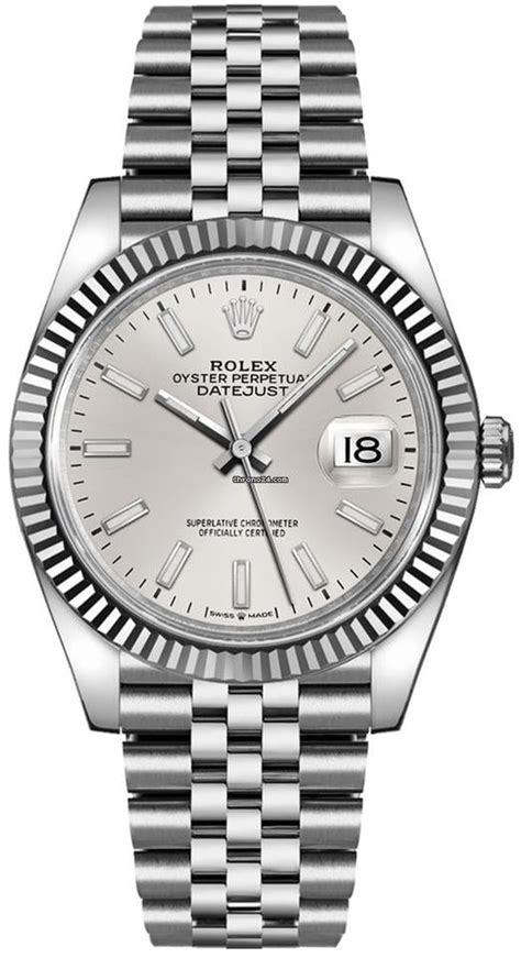 Vendesi Rolex Datejust 36 2024 jubile quadrante silver full